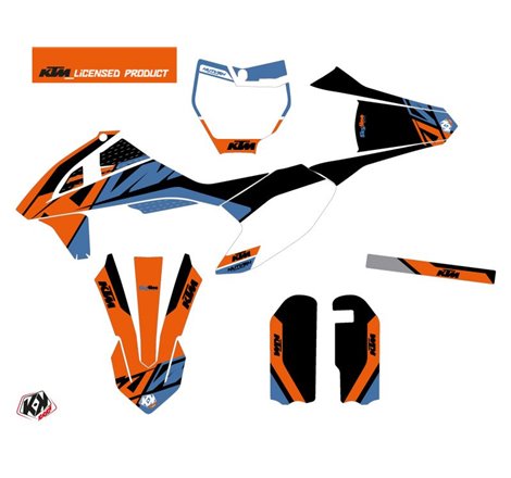Kit Deco Moto Cross Skyline KTM 50 SX Bleu