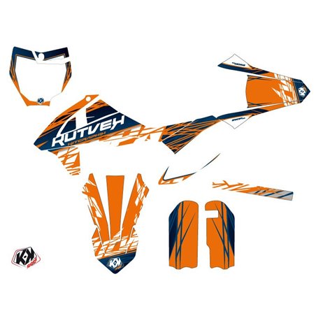 Kit Deco Moto Cross Eraser KTM 50 SX Bleu Orange