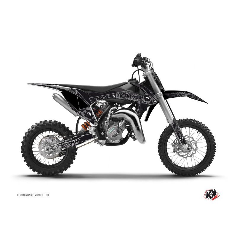 Kit Deco Moto Cross Zombies Dark KTM 50 SX Noir