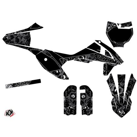 Kit Deco Moto Cross Zombies Dark KTM 50 SX Noir