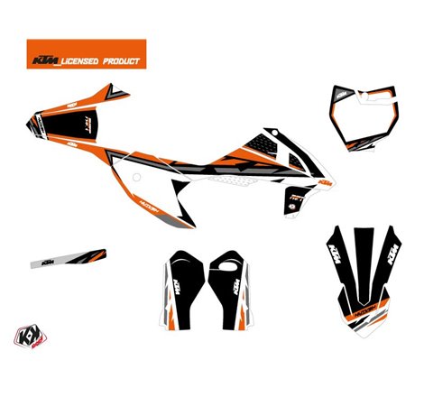 Kit Deco Moto Cross Rift KTM 50 SX Noir Orange