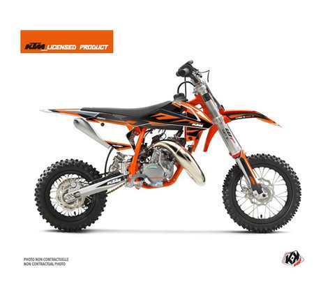 Kit Deco Moto Cross Trophy KTM 50 SX Noir Orange