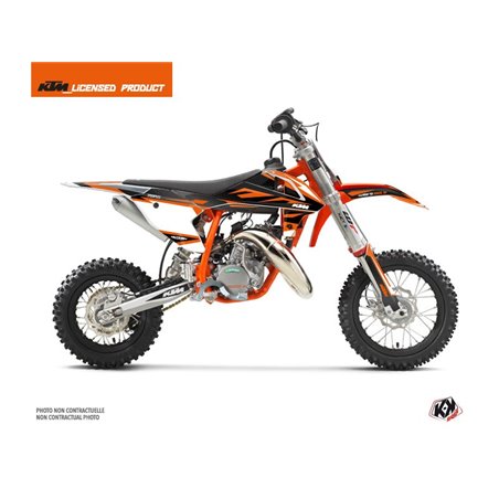 Kit Deco Moto Cross Trophy KTM 50 SX Noir Orange