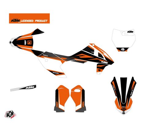 Kit Deco Moto Cross Trophy KTM 50 SX Noir Orange