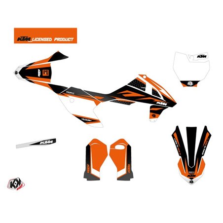 Kit Deco Moto Cross Trophy KTM 50 SX Noir Orange