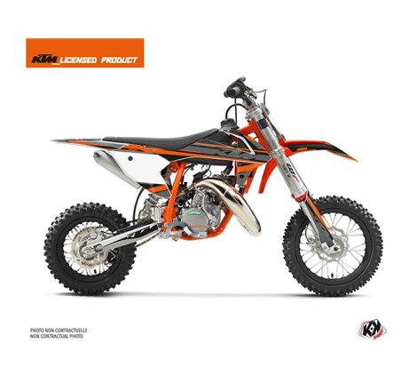 Kit Deco Moto Cross Breakout KTM 50 SX Noir Orange