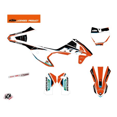 Kit Deco Moto Cross Origin-K22 KTM 50 SX Noir
