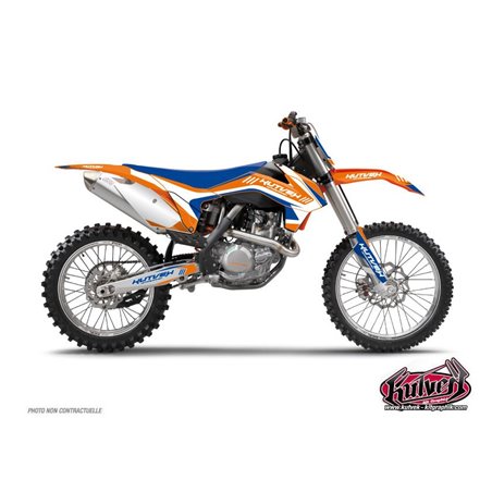 Kit Deco Moto Cross Chrono KTM 65 SX Bleu