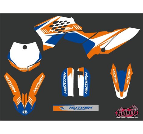 Kit Deco Moto Cross Chrono KTM 65 SX Bleu