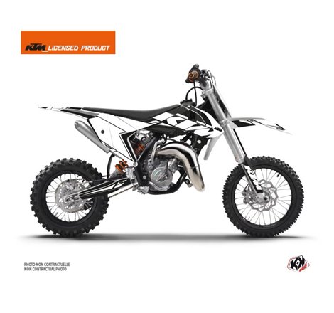 Kit Deco Moto Cross Reflex KTM 65 SX Blanc