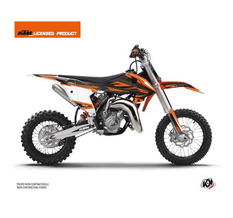 Kit Deco Moto Cross Trophy KTM 65 SX Noir Orange