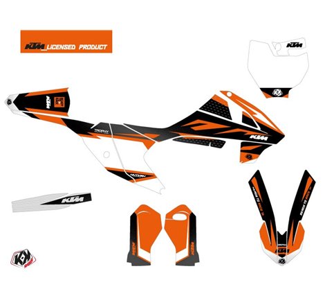 Kit Deco Moto Cross Trophy KTM 65 SX Noir Orange