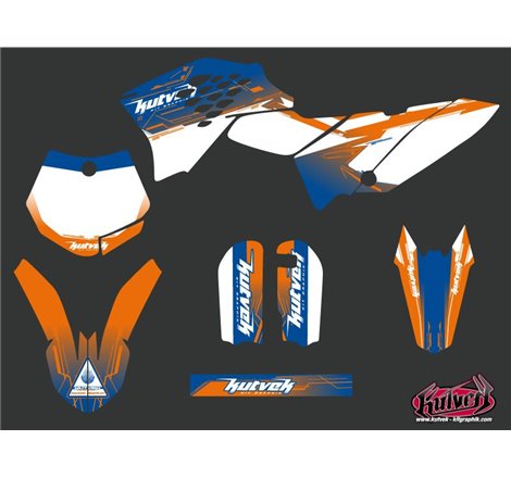 Kit Deco Moto Cross Slider KTM 65 SX Bleu
