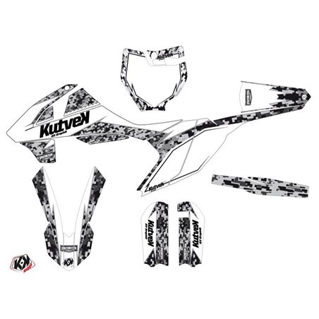 Kit Deco Moto Cross Predator KTM 65 SX Blanc
