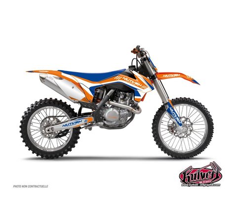 Kit Deco Moto Cross Chrono KTM 65 SX Bleu