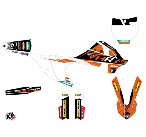 Kit Deco Moto Cross Replica Tixier Team VHR 2018-2019 KTM 65 SX