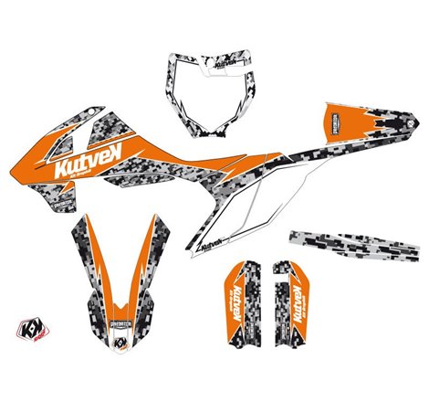 Kit Deco Moto Cross Predator KTM 65 SX Orange