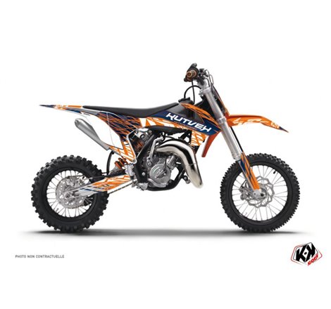 Kit Deco Moto Cross Eraser KTM 65 SX Bleu Orange