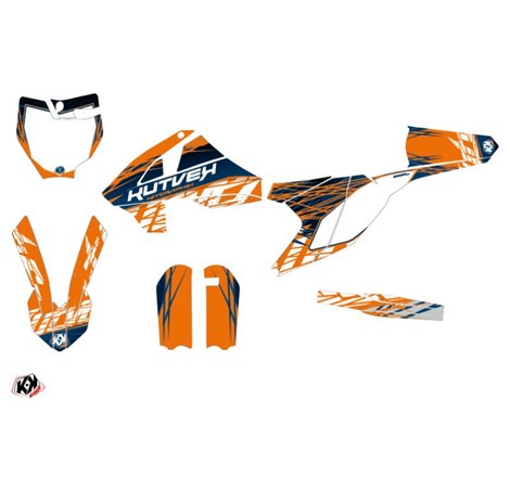 Kit Deco Moto Cross Eraser KTM 65 SX Bleu Orange