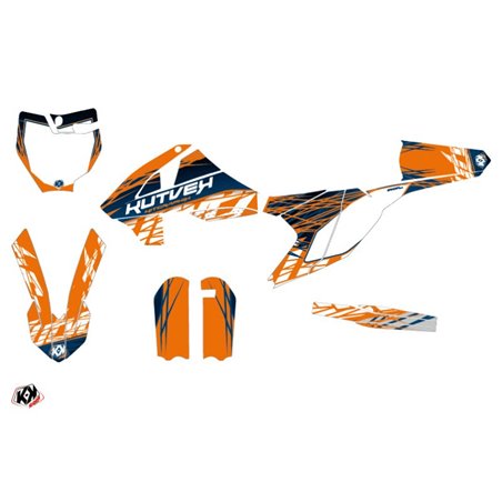 Kit Deco Moto Cross Eraser KTM 65 SX Bleu Orange