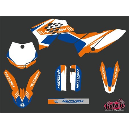 Kit Deco Moto Cross Chrono KTM 65 SX Bleu