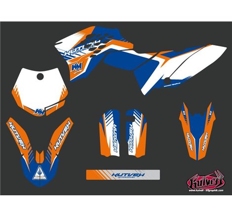 Kit Deco Moto Cross Pulsar KTM 65 SX Bleu