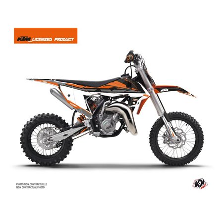 Kit Deco Moto Cross Rift KTM 65 SX Noir Orange