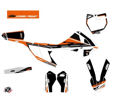 Kit Deco Moto Cross Rift KTM 65 SX Noir Orange