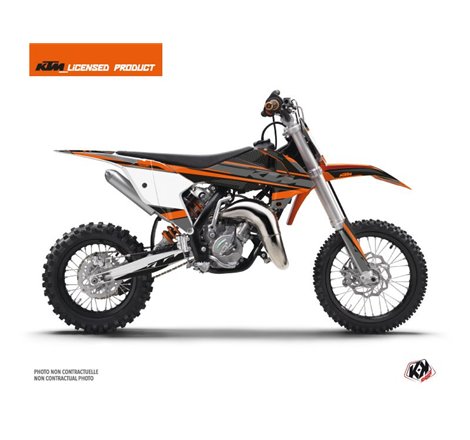 Kit Deco Moto Cross Breakout KTM 65 SX Noir Orange