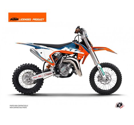 Kit Deco Moto Cross Origin-K22 KTM 65 SX Bleu