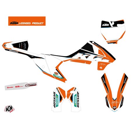 Kit Deco Moto Cross Origin-K22 KTM 65 SX Noir