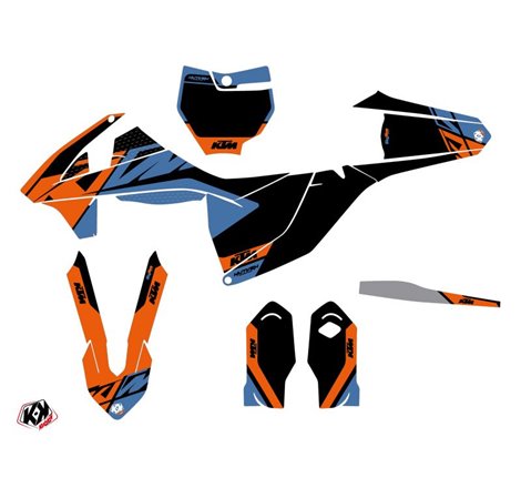 Kit Deco Moto Cross Skyline KTM 85 SX Bleu