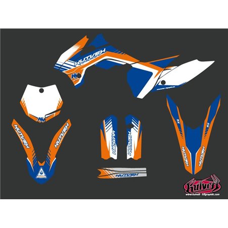 Kit Deco Moto Cross Pulsar KTM 85 SX Bleu