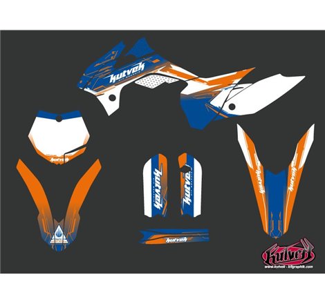 Kit Deco Moto Cross Slider KTM 85 SX Bleu