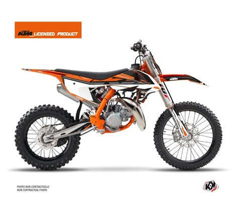 Kit Deco Moto Cross Rift KTM 85 SX Noir Orange