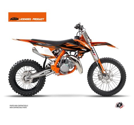 Kit Deco Moto Cross Trophy KTM 85 SX Noir Orange