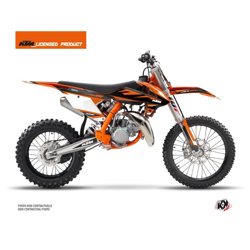 Kit Deco Moto Cross Trophy KTM 85 SX Noir Orange