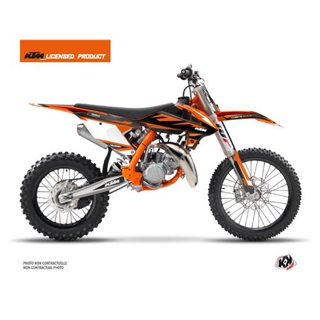 Kit Deco Moto Cross Trophy KTM 85 SX Noir Orange
