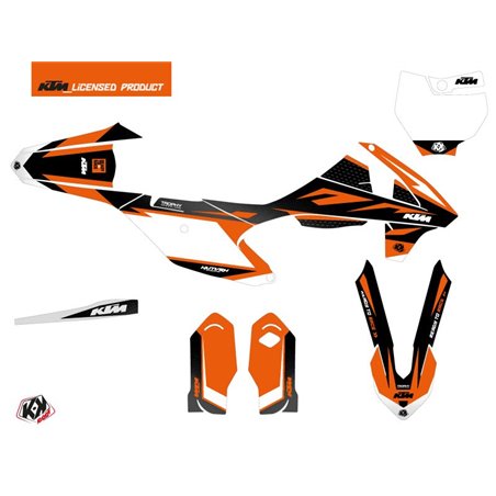 Kit Deco Moto Cross Trophy KTM 85 SX Noir Orange