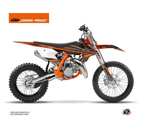 Kit Deco Moto Cross Breakout KTM 85 SX Noir Orange