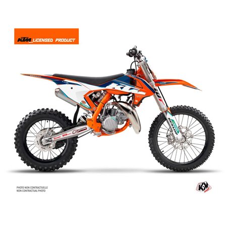 Kit Deco Moto Cross Origin-K22 KTM 85 SX Bleu