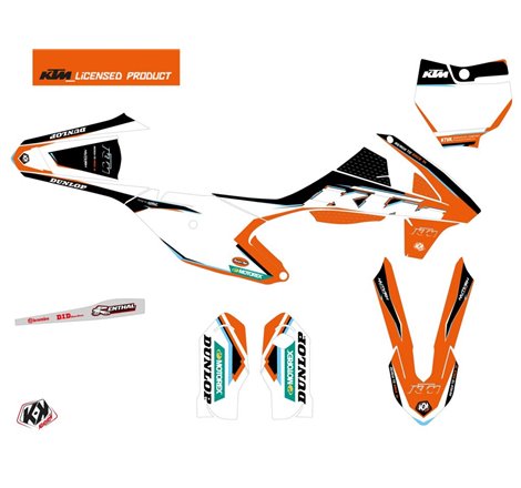Kit Deco Moto Cross Origin-K22 KTM 85 SX Noir