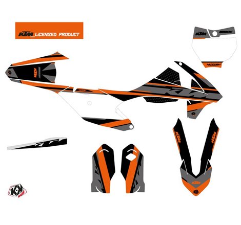 Kit Deco Moto Cross Breakout KTM 85 SX Noir Orange