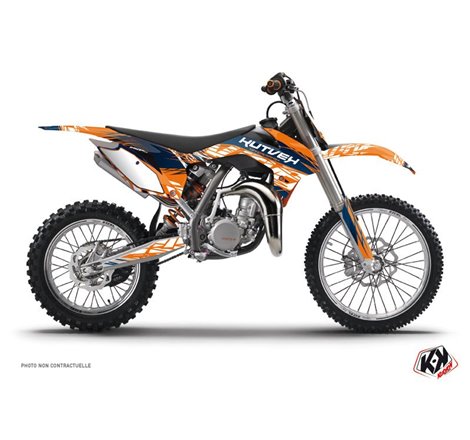 Kit Deco Moto Cross Eraser KTM 85 SX Bleu Orange