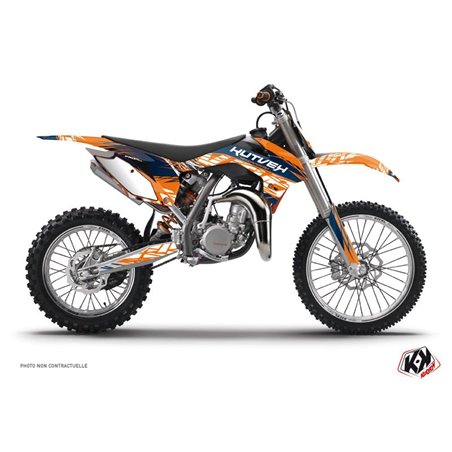 Kit Deco Moto Cross Eraser KTM 85 SX Bleu Orange