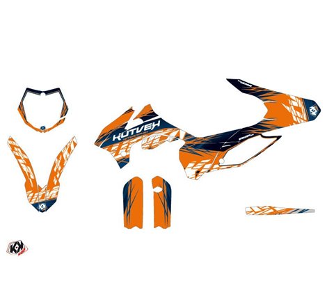 Kit Deco Moto Cross Eraser KTM 85 SX Bleu Orange