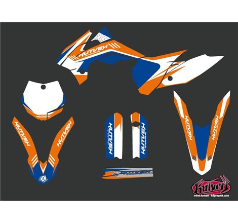 Kit Deco Moto Cross Chrono KTM 85 SX Bleu