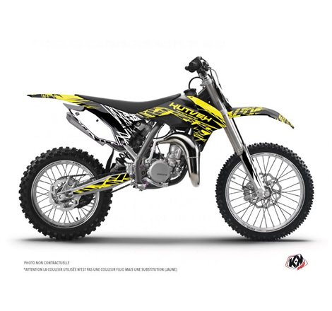 Kit Deco Moto Cross Eraser Fluo KTM 85 SX Jaune