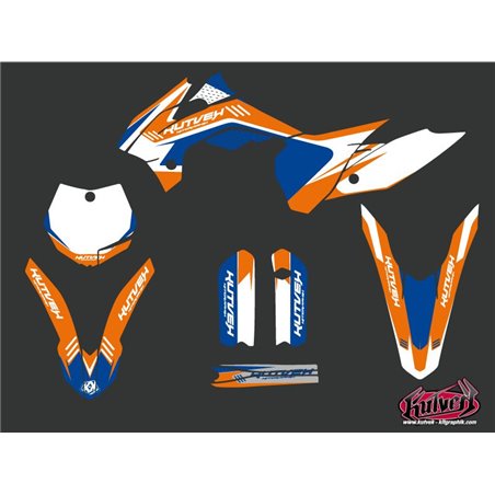 Kit Deco Moto Cross Chrono KTM 85 SX Bleu