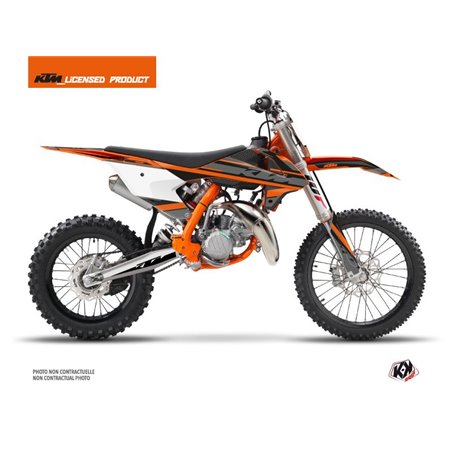 Kit Deco Moto Cross Breakout KTM 85 SX Noir Orange